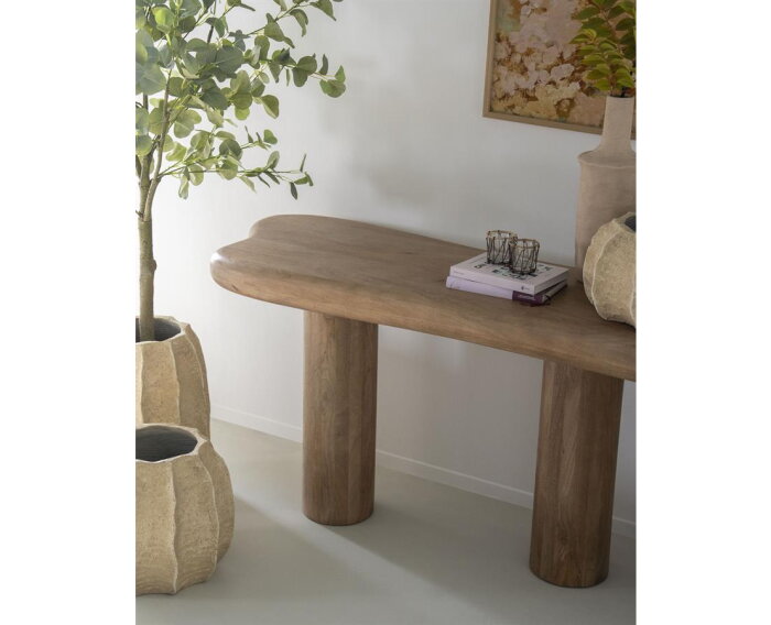 Sidetable Nigel 180x55cm - naturel | Eleonora