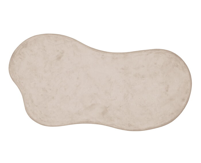 DTP Home Scala salontafel Curva organisch 130&times;69&times;35 cm &ndash; Mortex &ndash; Sand