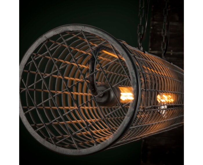 Hanglamp &Oslash;20cm cylinder gaas - Slate grey