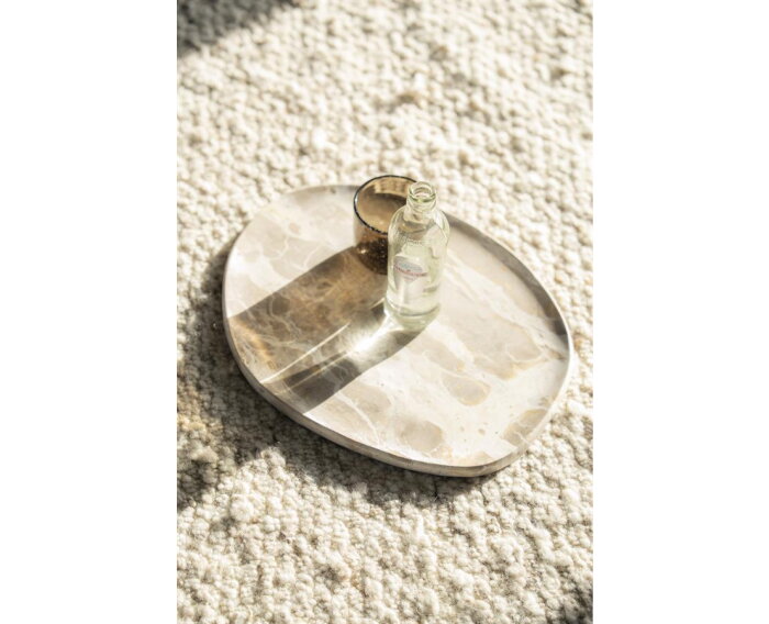 Plate Marrone 40x1.5cm - beige | BY-BOO