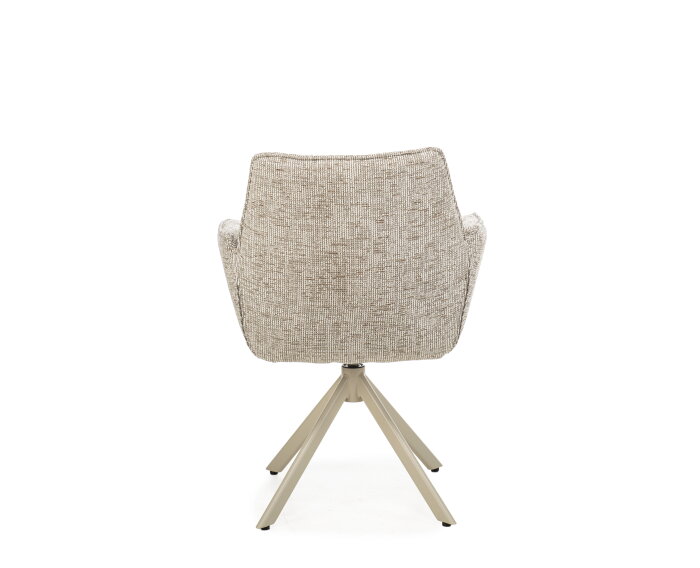 Eetkamerstoel Monaco draaibaar Venus beige - Be fine light grey 120