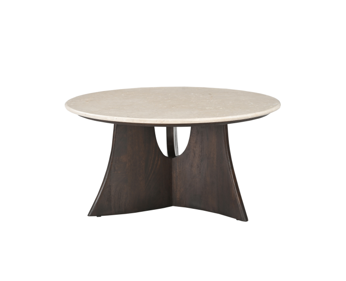 Salontafel Milo Botticino marmer 80 cm
