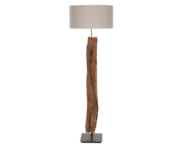 Must Living Vloerlamp Contemporary 66x66x180 cm - Boho Ibiza - teakhout