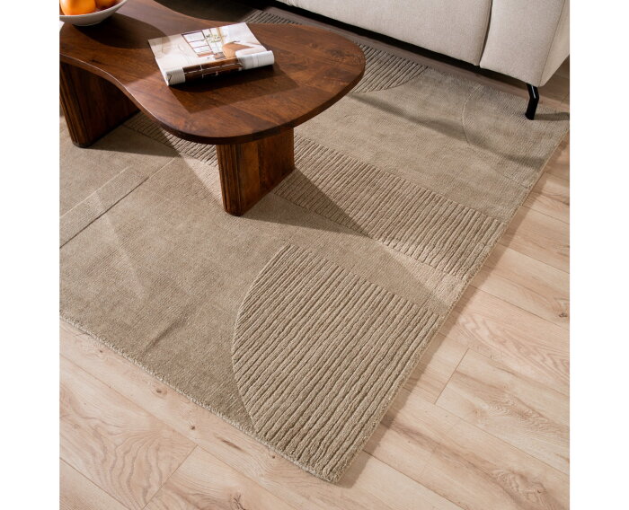 by fonQ Shapes Vloerkleed - Sage - Rechthoekig - 160 x 230 cm
