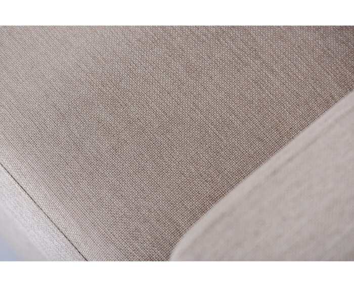 U-bank Eleven 7-zits By-Olaf – Stof Inari 22 Beige – Hoek Links of Rechts Monteerbaar – 345 x 285 cm
