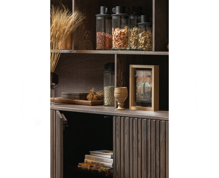 New Gravure Wandkast Essen Fineer Espresso [fsc] - WOOOD Exclusive