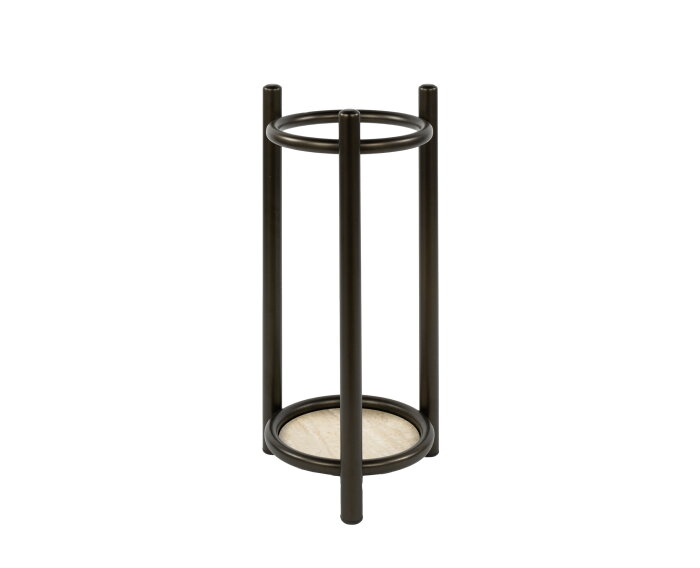 Paraplubak Luno rond - Poedercoat drift brown