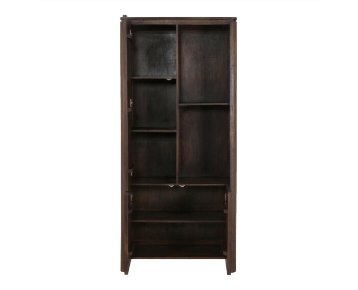 Vakkenkast Dallas Bruin Mangohout 90 cm
