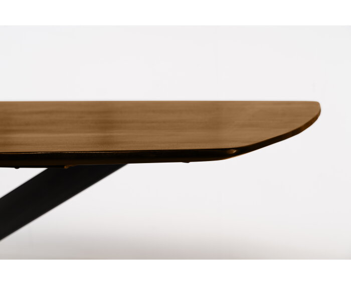 Eettafel Florence mangohout Deens ovaal 200x100 cm - Bruin | Glad