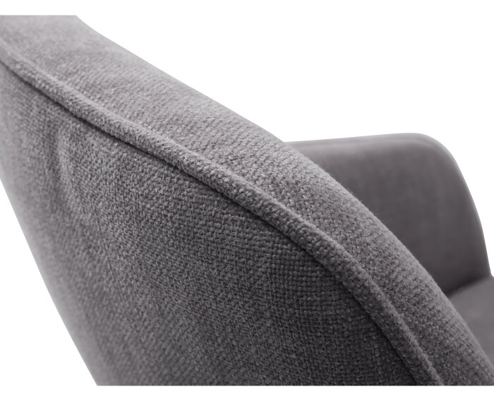 Eetkamerstoel Cowley draaibaar - Chenille - Graphite - 59x65x86 cm