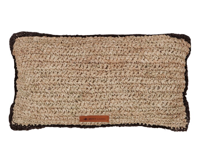 Cushion Cannes rectangular - ORDER by 4 pcs,50x30 cm, palmblad