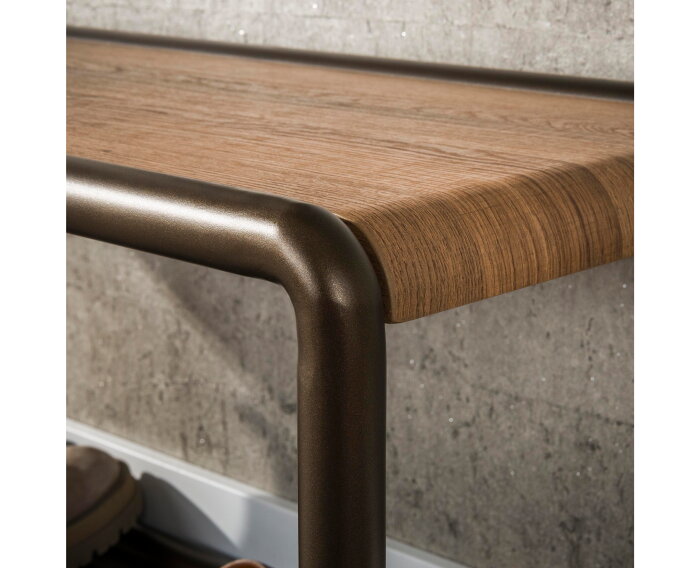 Schoenenrek Luno - Drift Brown Powdercoated