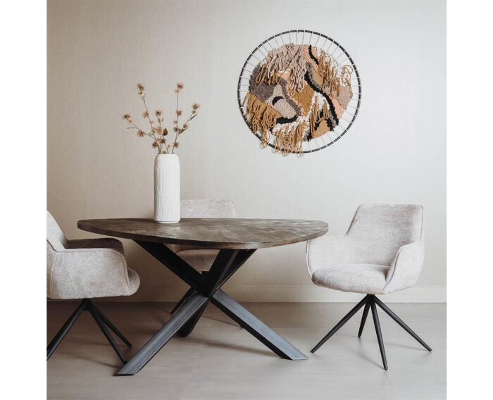 Trivero Eetkamertafel olijfbruin 150 cm
