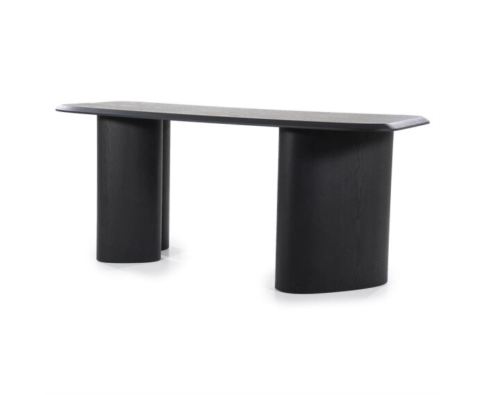 Countertafel Walter 220x80cm - zwart | Eleonora