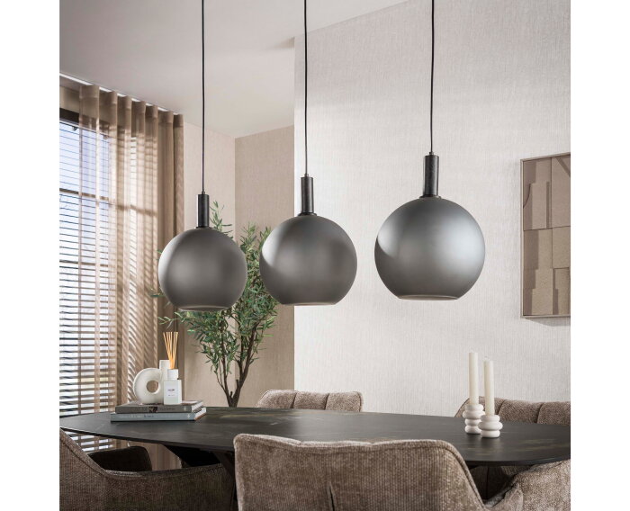 Hanglamp Bubble Frosted 3L - Frosted grijs