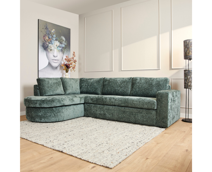 MySofa Alma | Divan Links + 2,5 zits | Green
