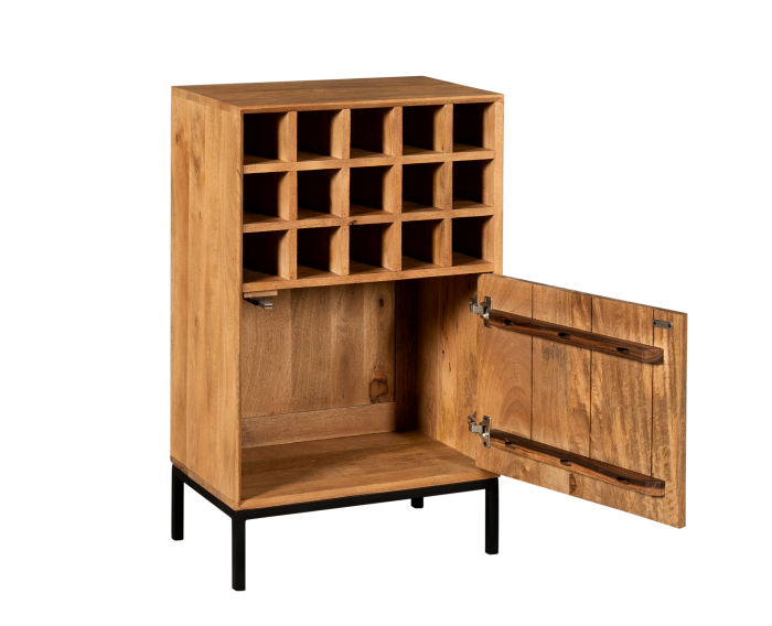 Wijnkast Madison Natural | 55 cm