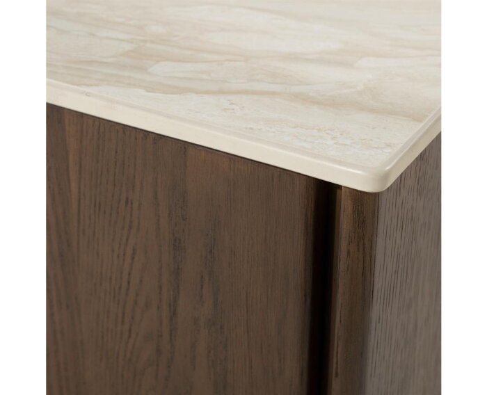 TV meubel Leandro 180x44cm - bruin | Eleonora