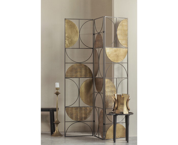 Buff Kandelaar 74cm Metaal Antique Brass - BePureHome