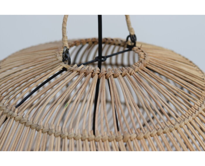 Hanglamp Rotan - ø55 - Naturel - Rotan/Metaal