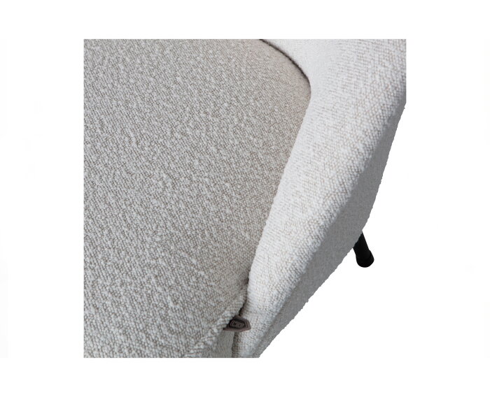 Vogue 2-zits Bankje BouclÉ Naturel - BePureHome