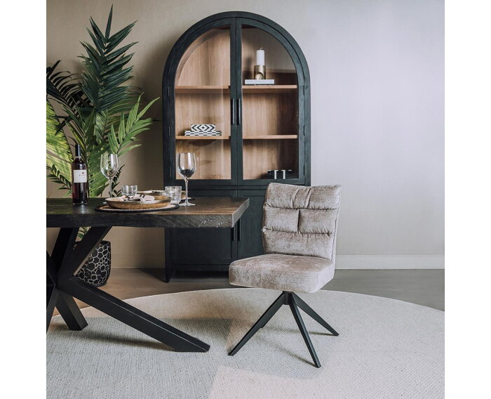 Rosora Stoel - HZ6068-04 beige (draaibaar)