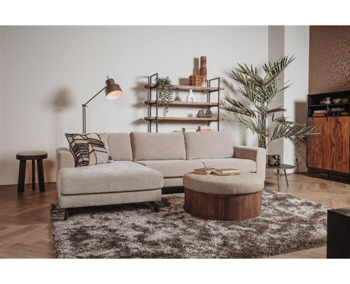 Highlands 2 5-AR+ Chaise L - Nature 120 Beige Grey