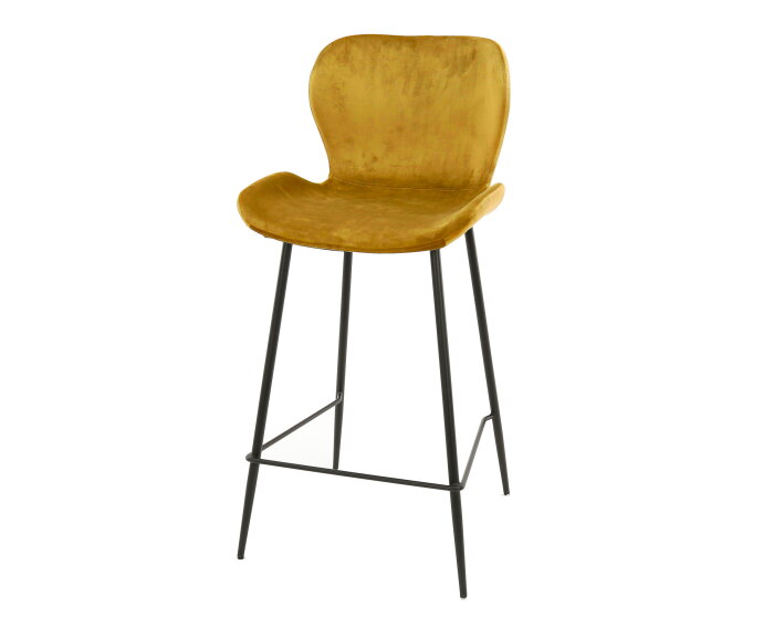 Barstoel Justin velvet | Goud