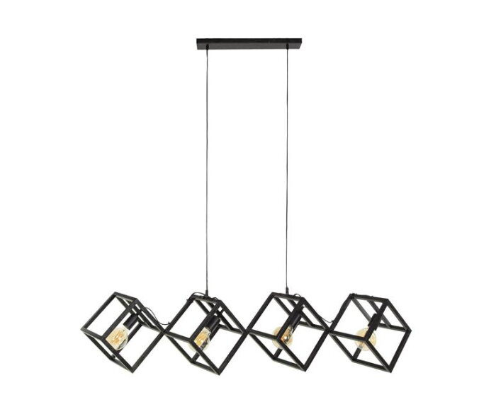 Hanglamp 4L kubus - Charcoal