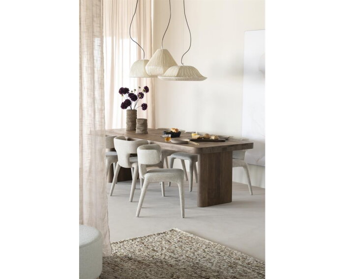 Eettafel Edward 240x100cm - bruin | Eleonora