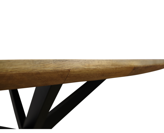 Eettafel Colorado ovaal mangohout 180x100 cm