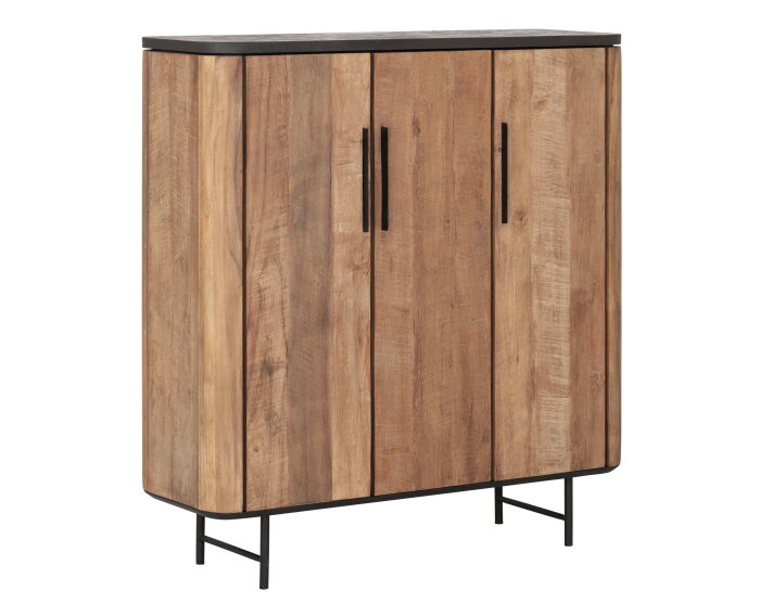 DTP home Soho bergkast laag teakhout 120x40x130 cm