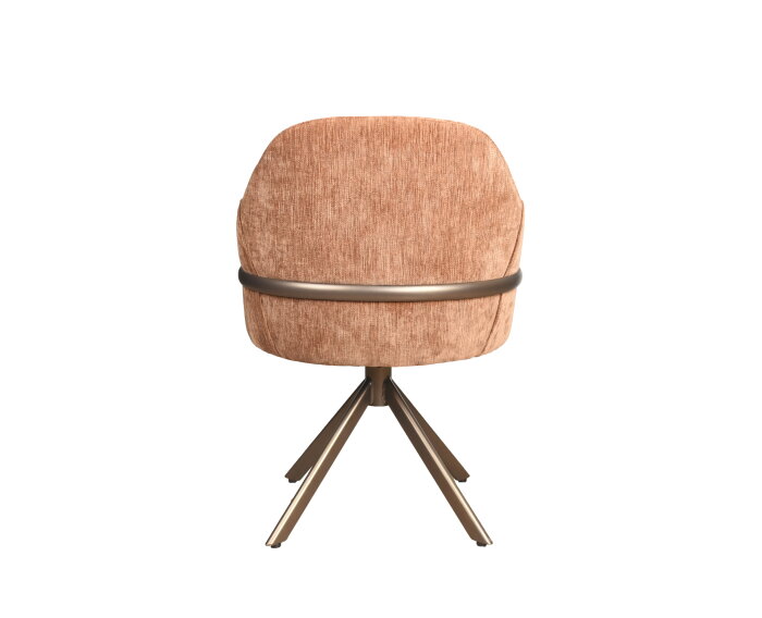 Eetkamerstoel New york poot Venus 360 anodic brown - be straight coffee