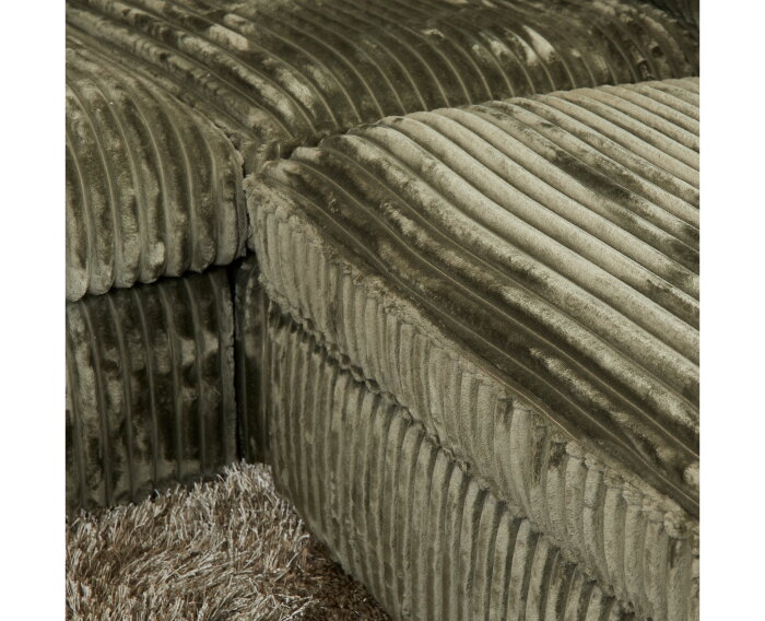 MySofa Teddy Hoekbank Groen Divan Links+2,5 zits