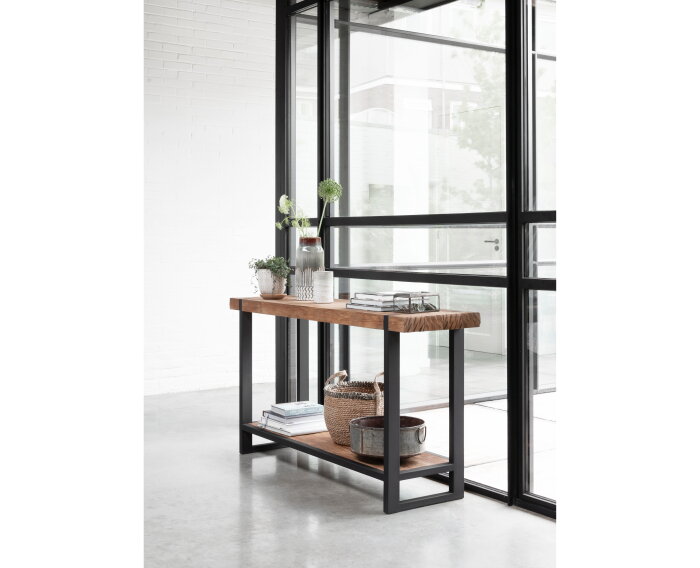 Timeless wandtafel Beam teakhout 140 cm