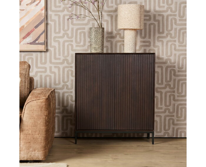 Kabinet kast Madison Bruin Mangohout 100 cm