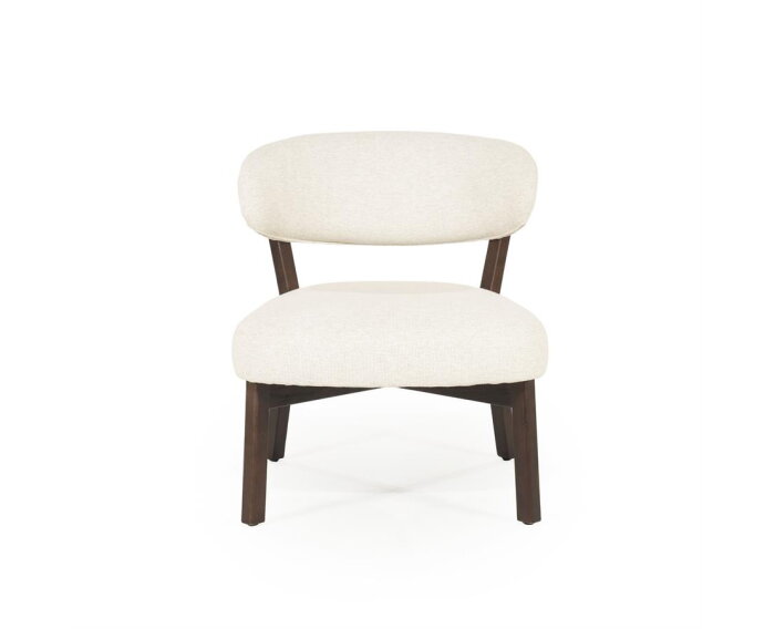 Fauteuil Mikky bruin - beige | Eleonora
