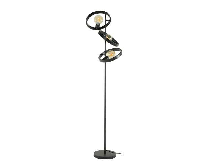 Vloerlamp Hover 3 lampen - Charcoal