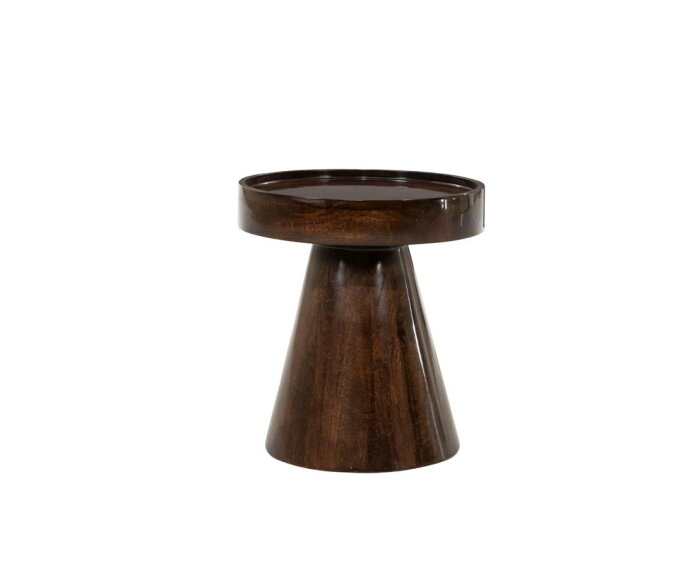 Side table Eclat 40x40cm - bruin | BY-BOO