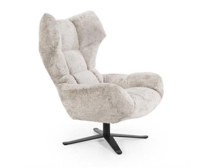 Fauteuil Paulina draaibaar – Luxe designstoel - Taupe | SEVN