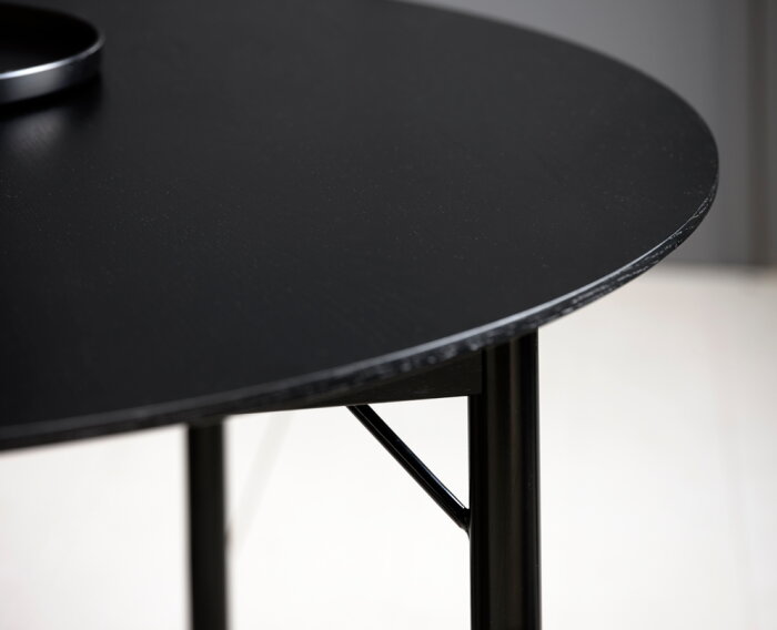 Eettafel Savona rond Ø120 cm - Zwart