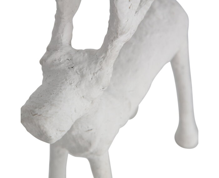 Moose Deco Papier Mache Wit - BePureHome