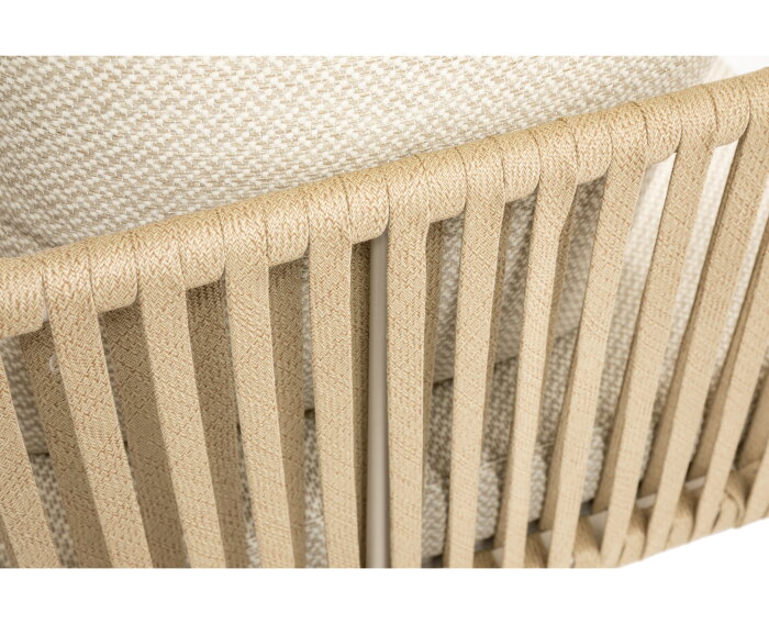 Tuinbank Isabeau met tafeltje - taupe