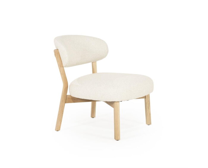 Fauteuil Mikky naturel - beige | Eleonora