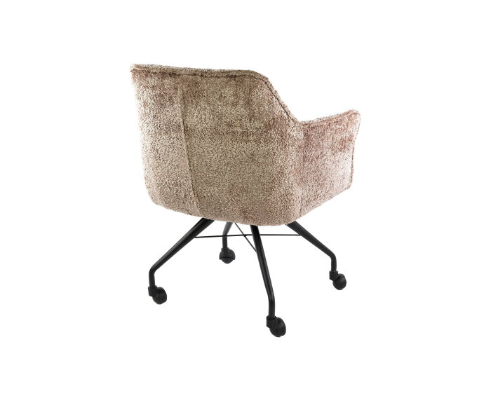 Armstoel wieltjes Raster VPE2 - Savelle Zandkleur