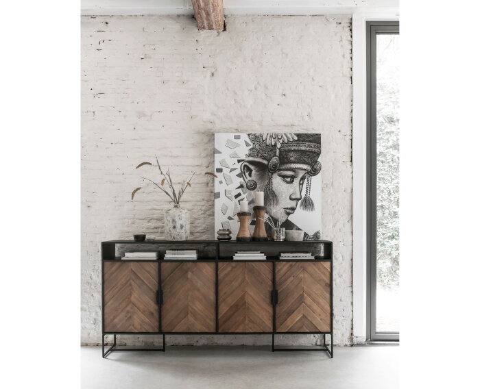 Wall Art Balinese girl Kadek,100x100 cm, Painting on canvas