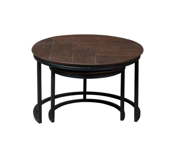 Salontafel Otik Brown Oak | 70 cm | Set van 2