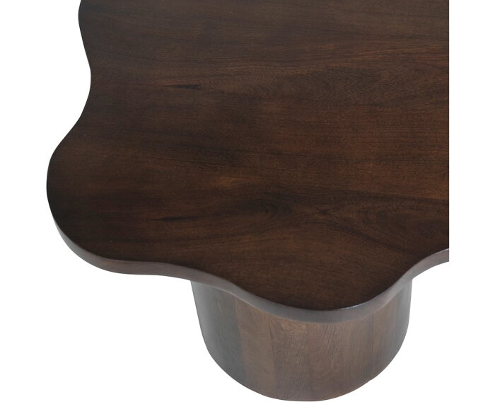 Salontafel Fiore 98 cm - Brown walnut