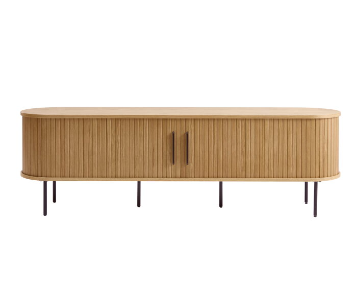 Tv meubel Nola eikenhout 180 cm - Naturel
