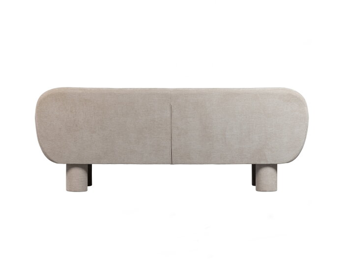 Bodi 2-zits Bank Met Ronde Poten Naturel - WOOOD Exclusive
